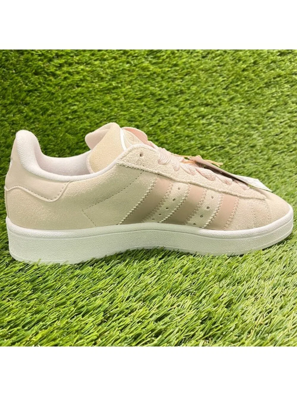 Adidas Campus 00s Womens Size 9 Pink Beige Athletic Walking Shoes Sneakers